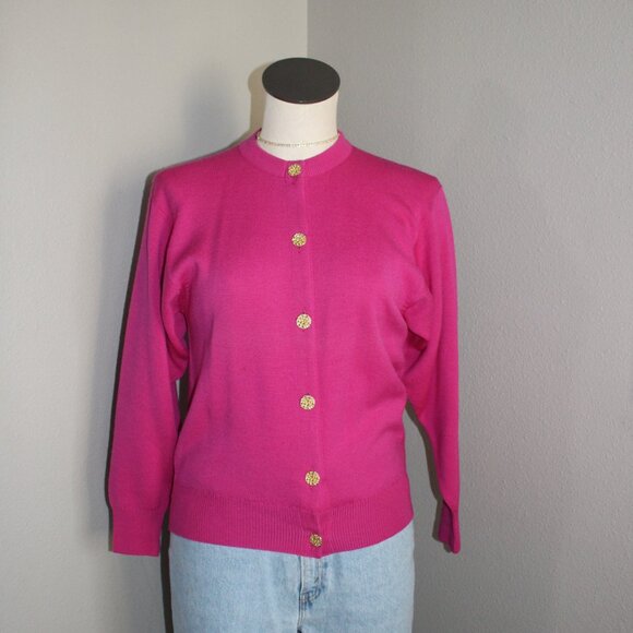Pink Merino Wool Ballantyne Sweater - Picture 2 of 7